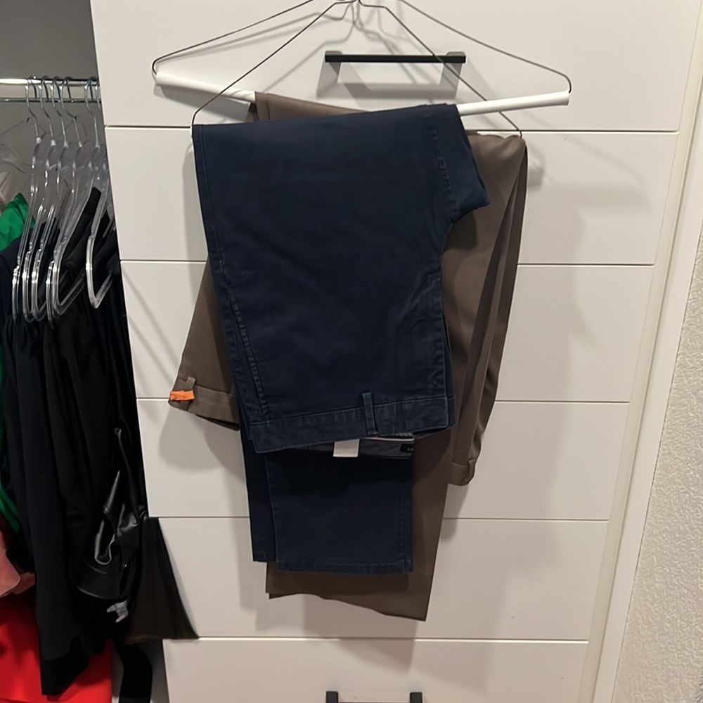 Lot of 6 pairs of dress pants 35x32 and one 36x32